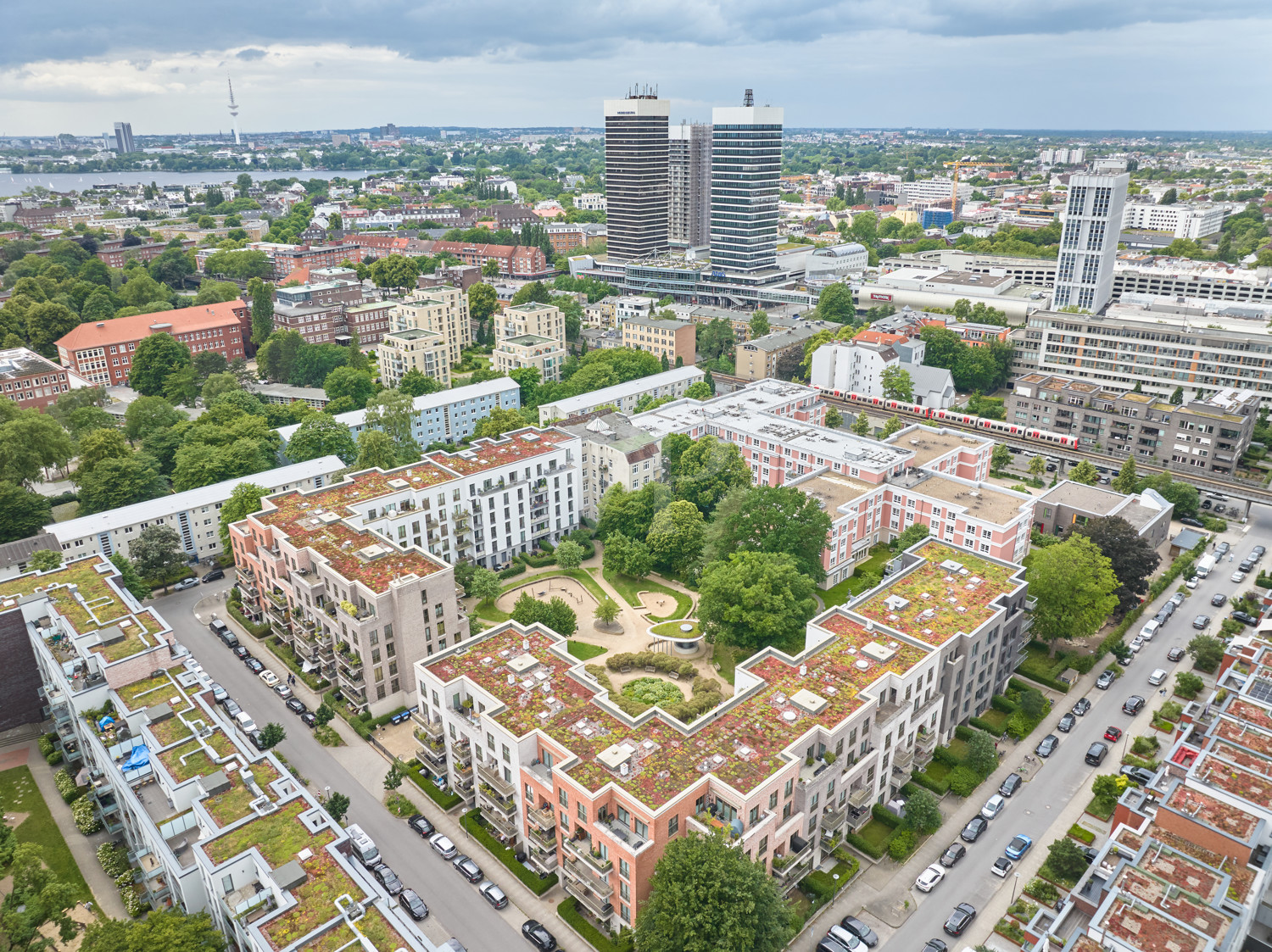 Alles im Blick - von der HHer Meile bis zur Alster!