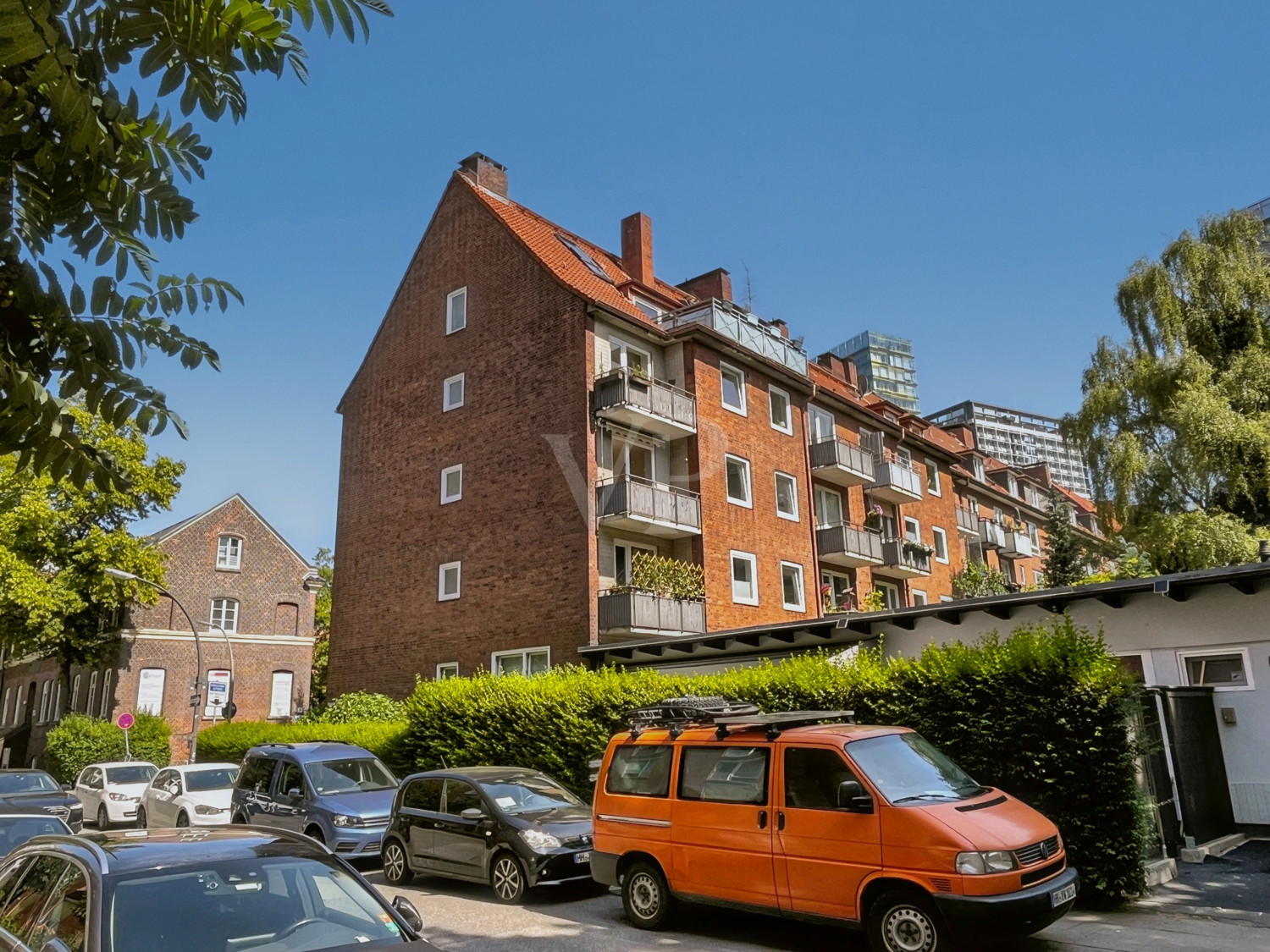Südansicht des Gebäudes