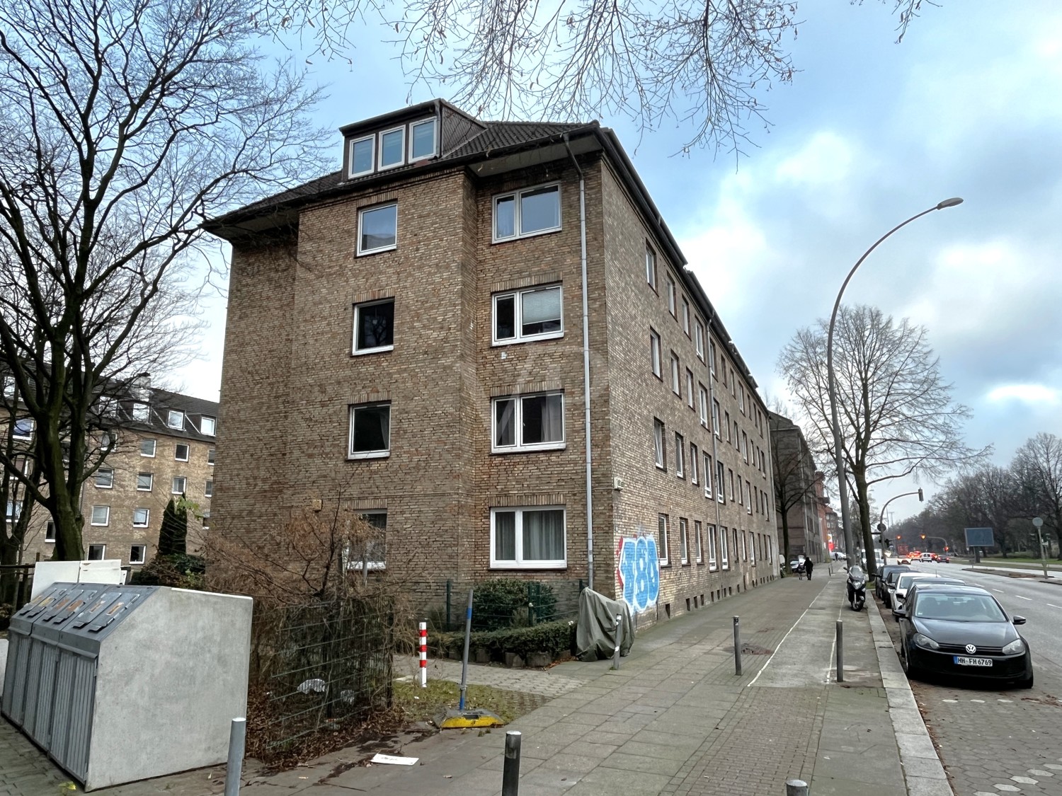 Ansicht von der Straße