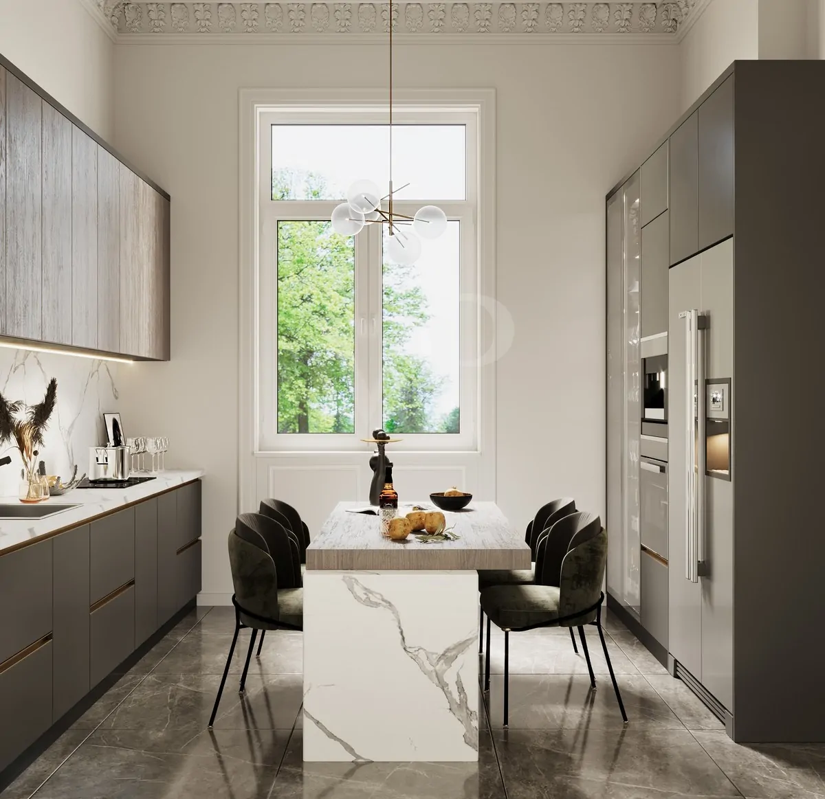 Visualisierung der Küche