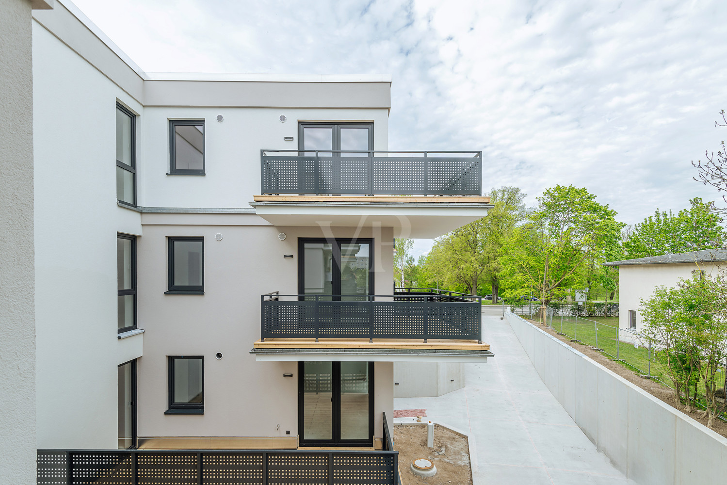 Blick auf den Balkon