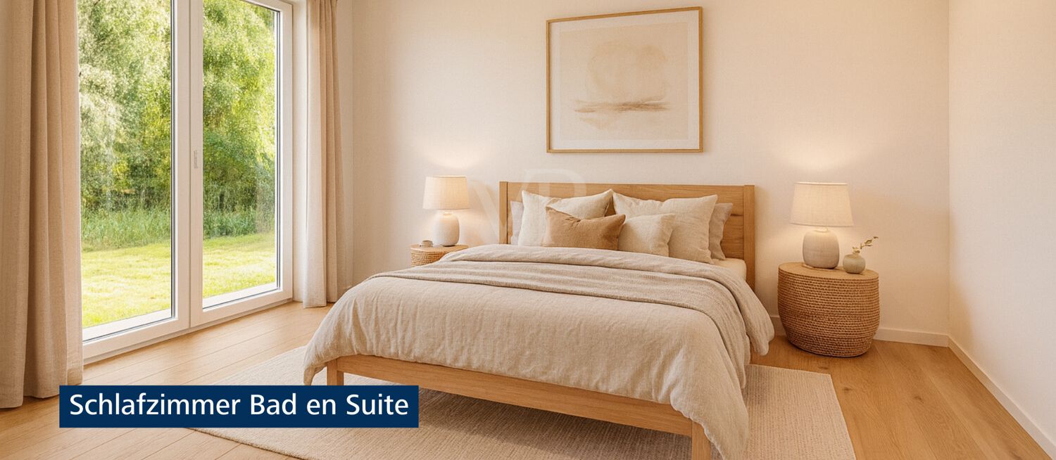 Schlafzimmer mit Bad en Suite