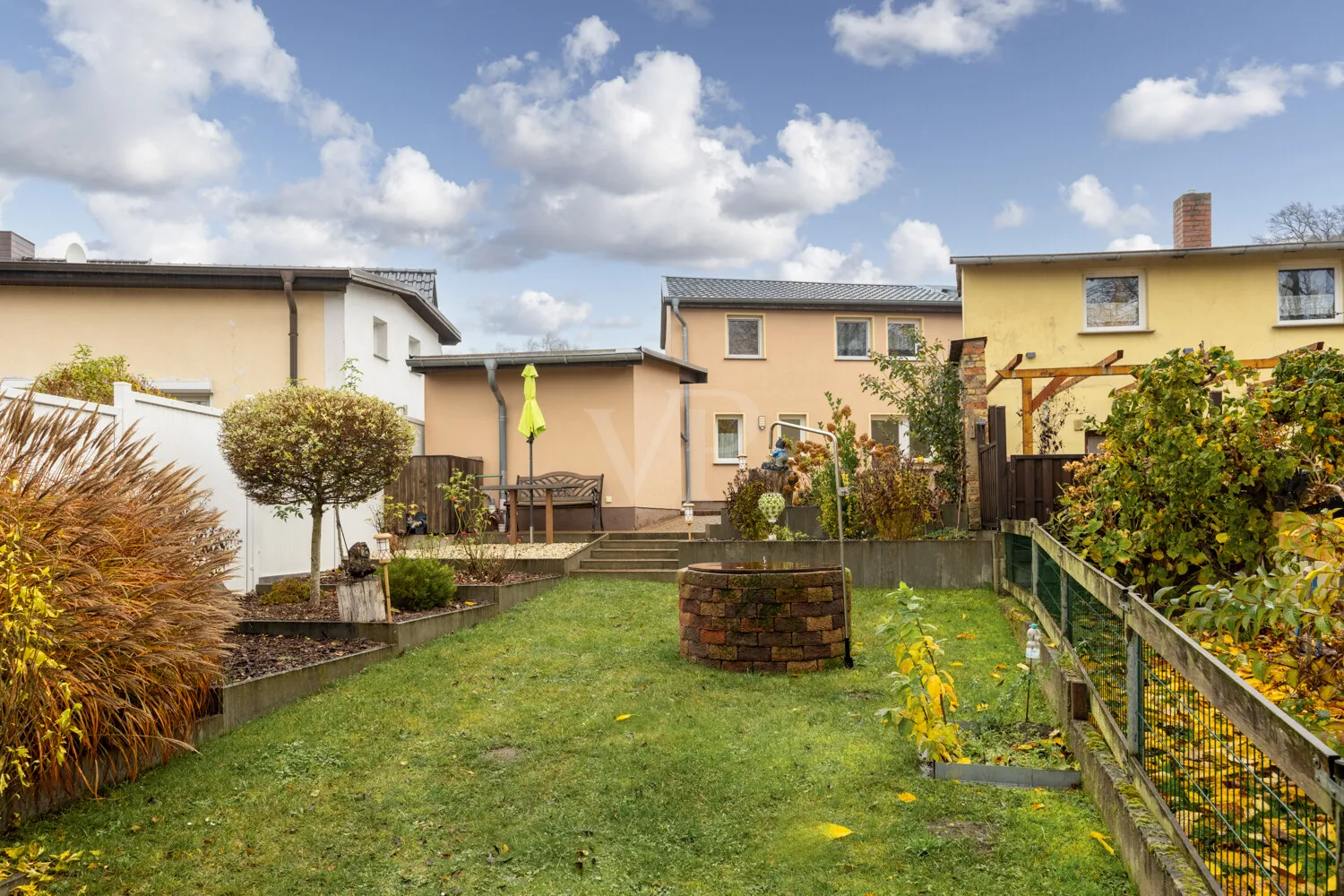 Rückansicht vom Haus