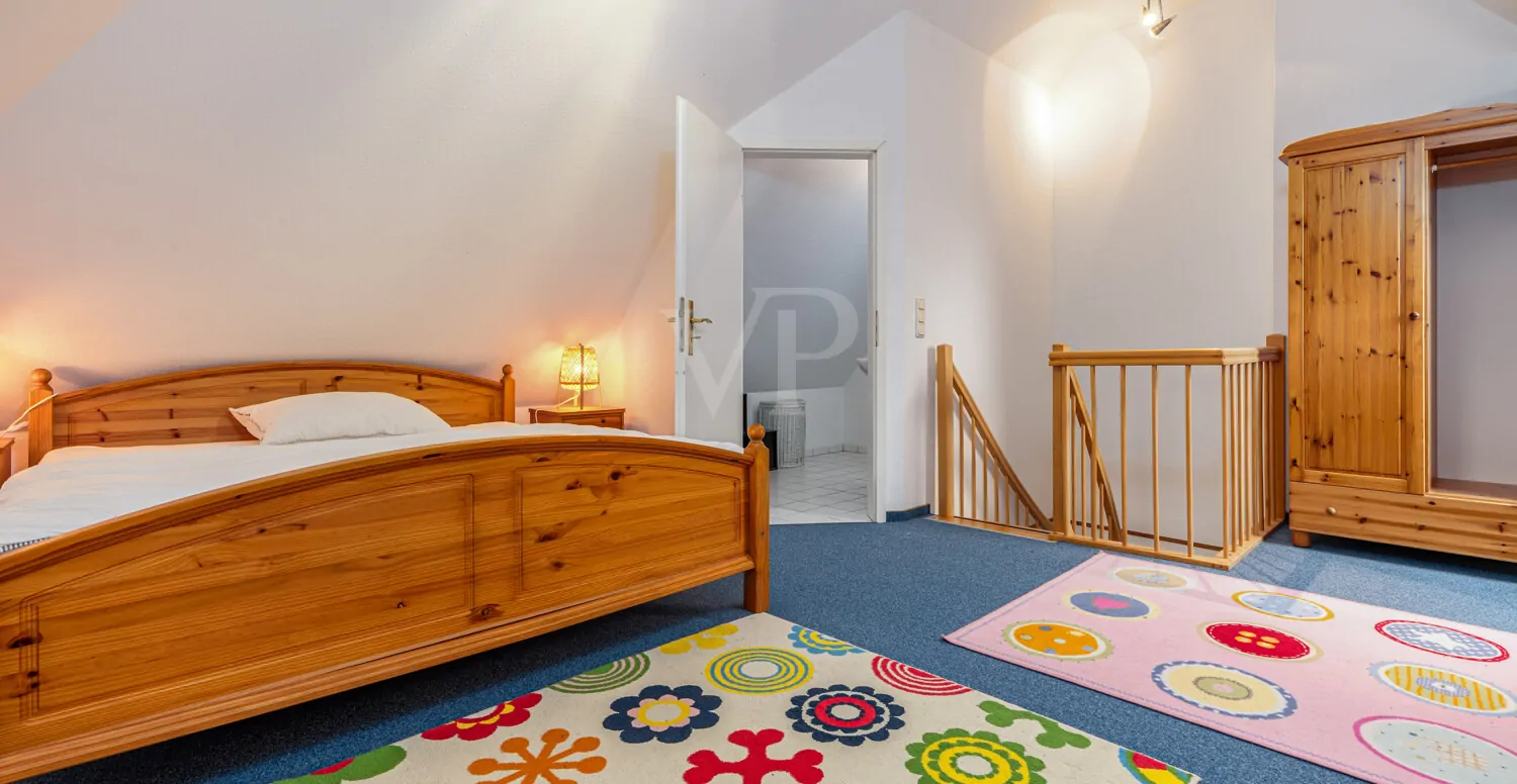 Schlafzimmer Spitzboden