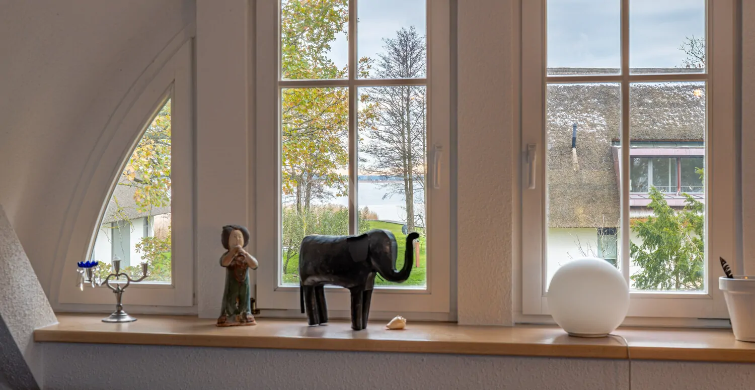 schimmernder Boddenblick