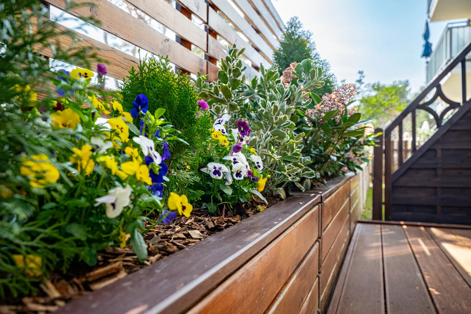 Terrasse Nahaufnahme
