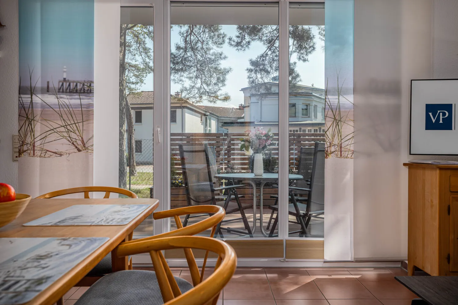 Blick zur Terrasse