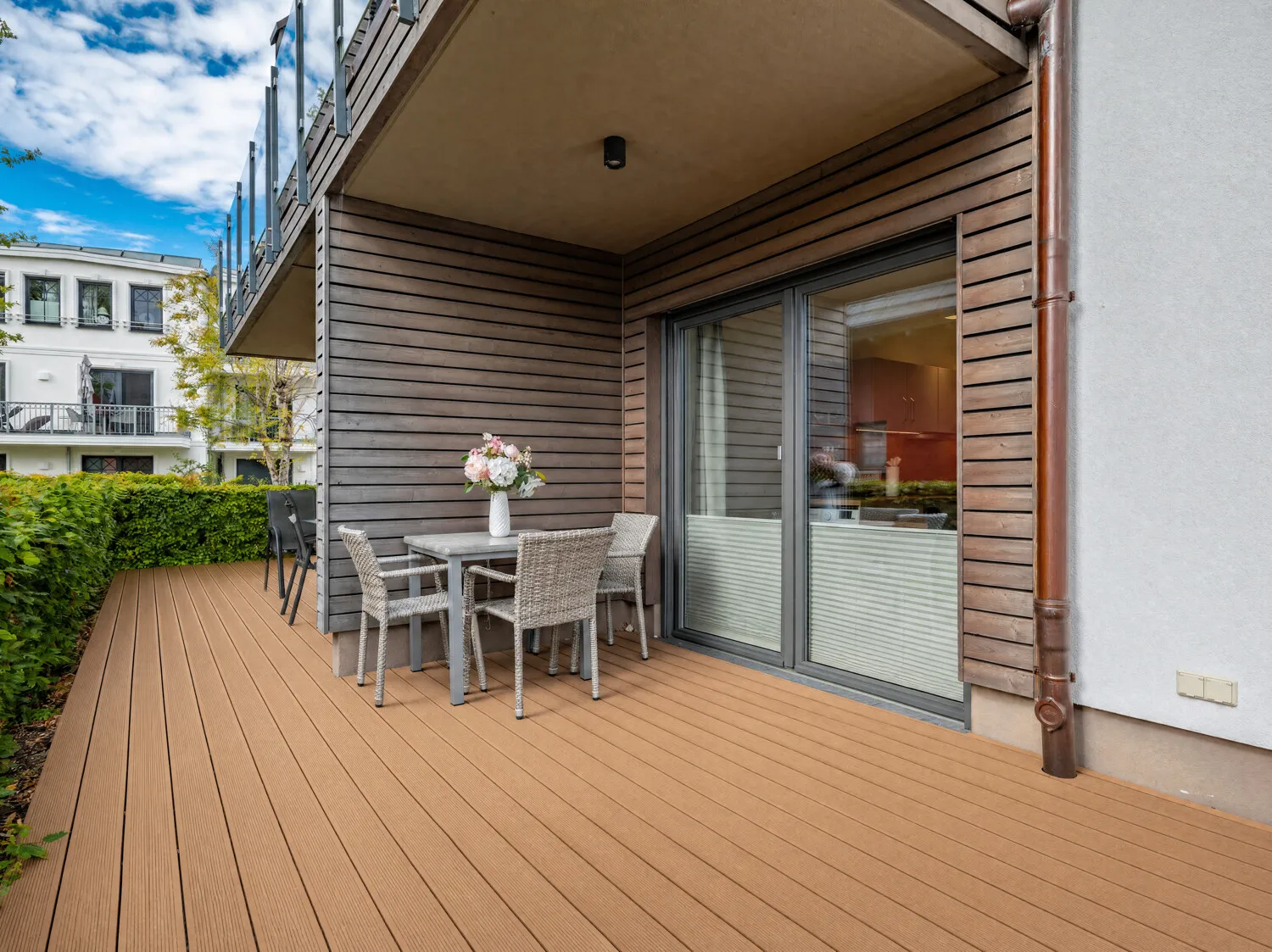 Terrasse in Südwestausrichtung