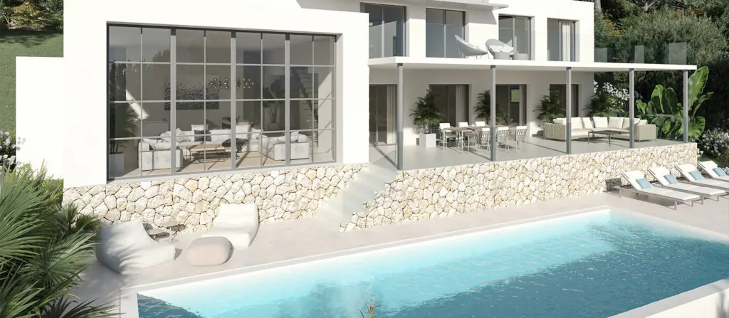 Großartiges Projekt zum Bau einer herrlichen Villa in Gotmar, Puerto de Pollensa