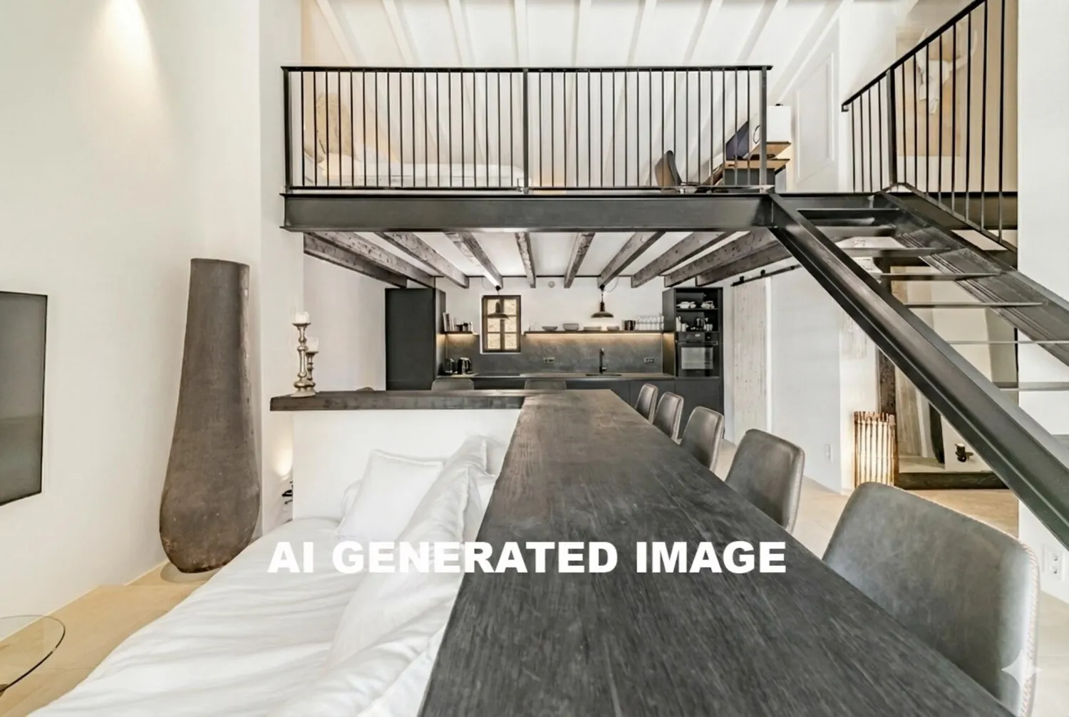 Wohnzimmer-Küche-Esszimmer