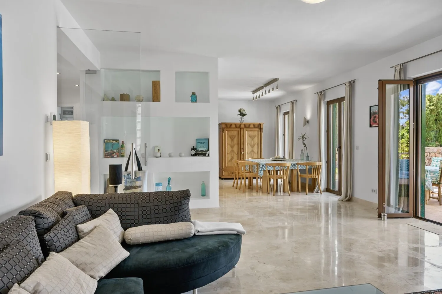 Living-dining-kitchen area