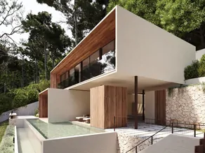 Grundstück mit großem Projekt in privilegierter Lage von Puerto de Pollensa