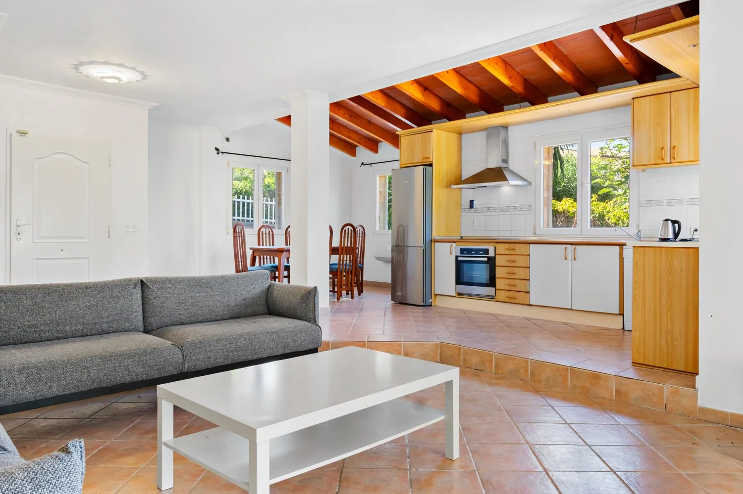 Living Room-Kitchen-Dining Room
