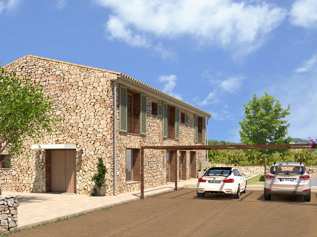 Fantastic luxury finca project with its own vineyard between Pollensa and Alcudia