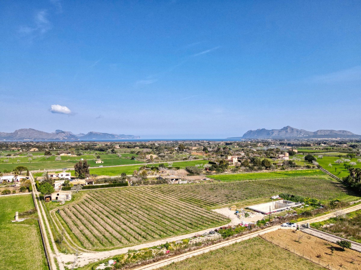 Fantástico proyecto de finca de lujo con viñedo propio entre Pollensa y Alcudia