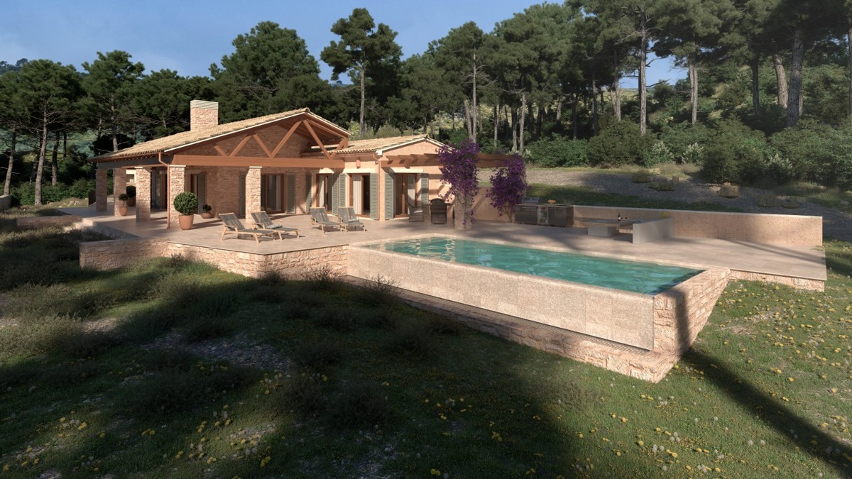 Fantastisches Grundstück mit Projekt in der Nähe von Alcudia
