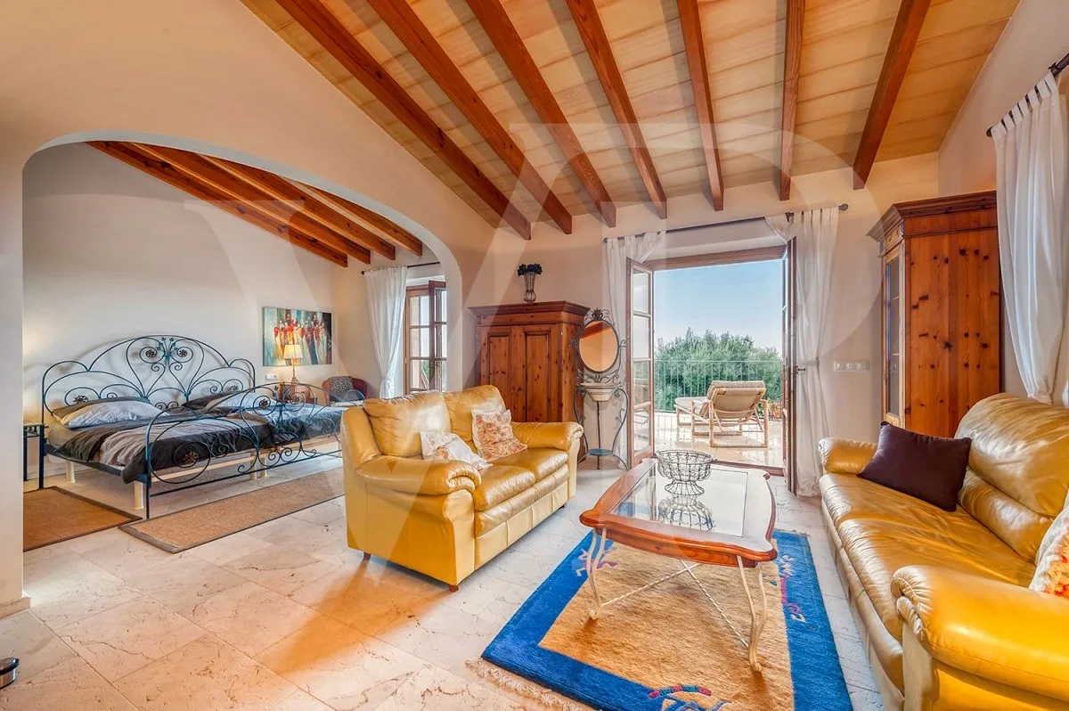 Bedroom Country house near S'Espinagar Mallorca