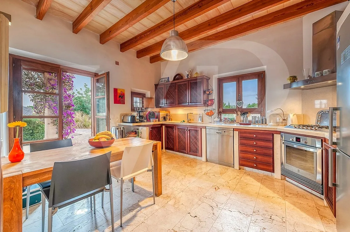Kitchen Country house near S'Espinagar Mallorca