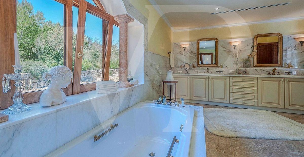 Badezimmer der Finca in Capdepera, Mallorca