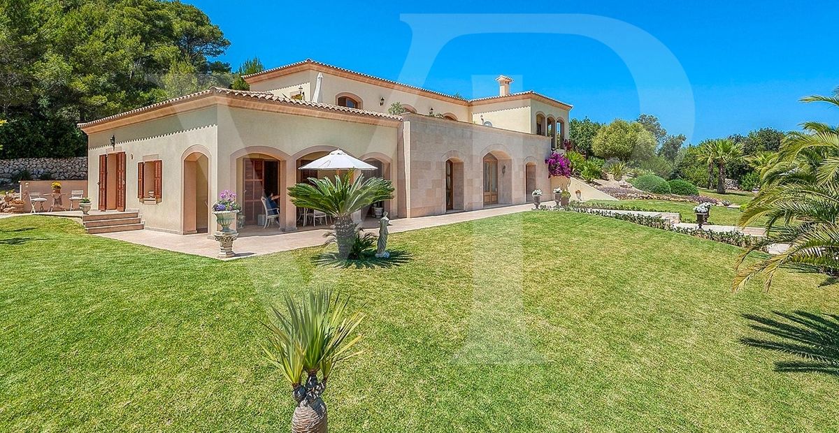 Außenansicht der Finca in Capdepera, Mallorca