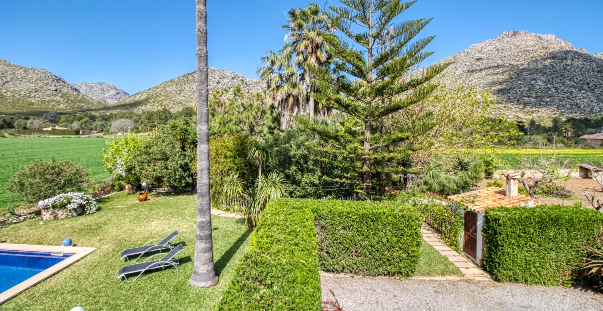 Fantastische Villa mit Schwimmbad, Garten und Urlaubsgenehmigung in Puerto Pollensa