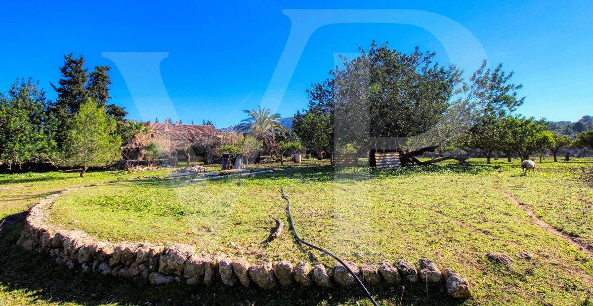 Spektakuläre Finca 40 Hektar mit Blick auf das Meer in Pollensa