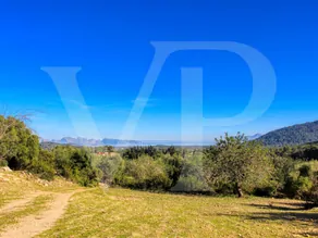Spektakuläre Finca 40 Hektar mit Blick auf das Meer in Pollensa