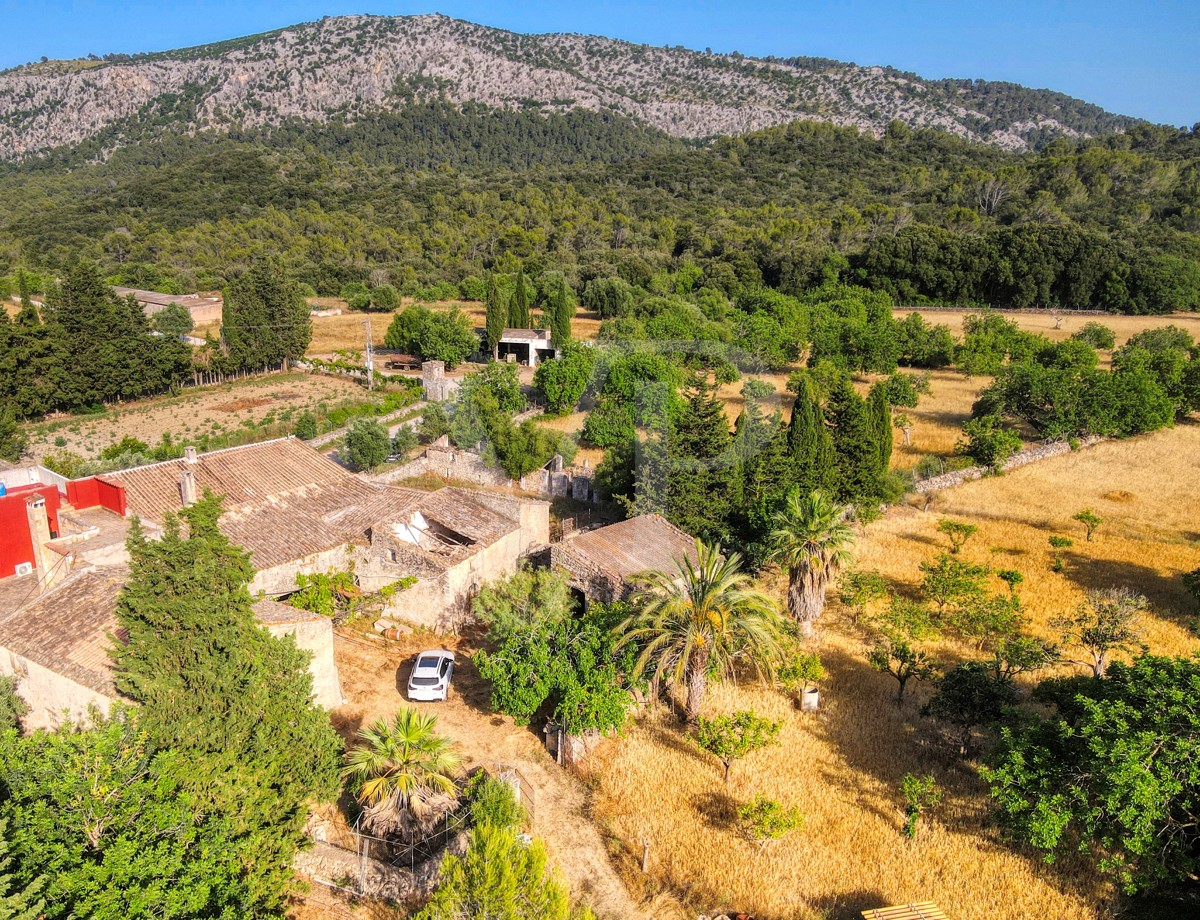 Spektakuläre Finca 40 Hektar mit Blick auf das Meer in Pollensa