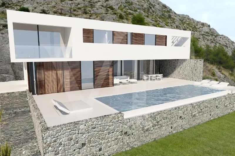 Construction project at Pollensa en La Font, Mallorca