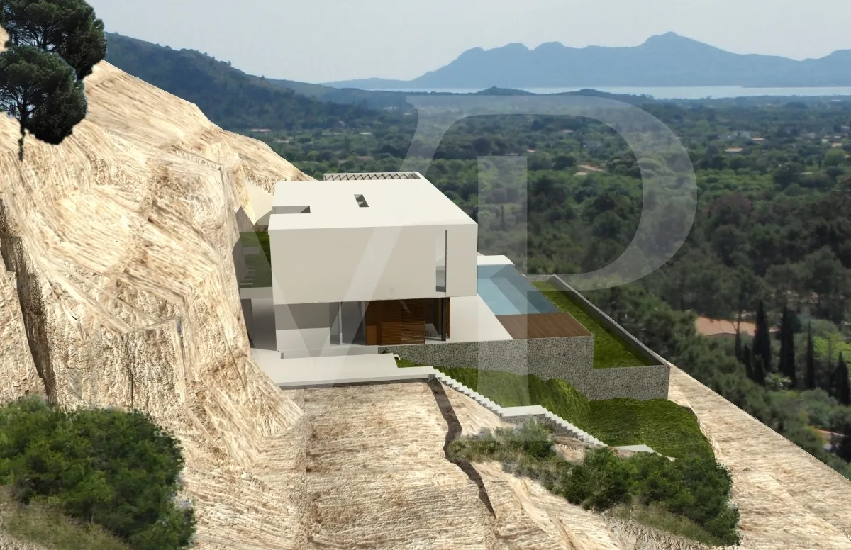 Construction project at Pollensa en La Font, Mallorca