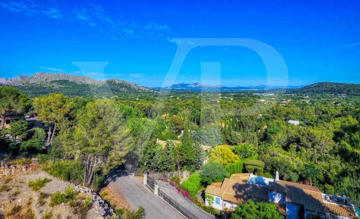 Location of the Construction project at Pollensa en La Font, Mallorca