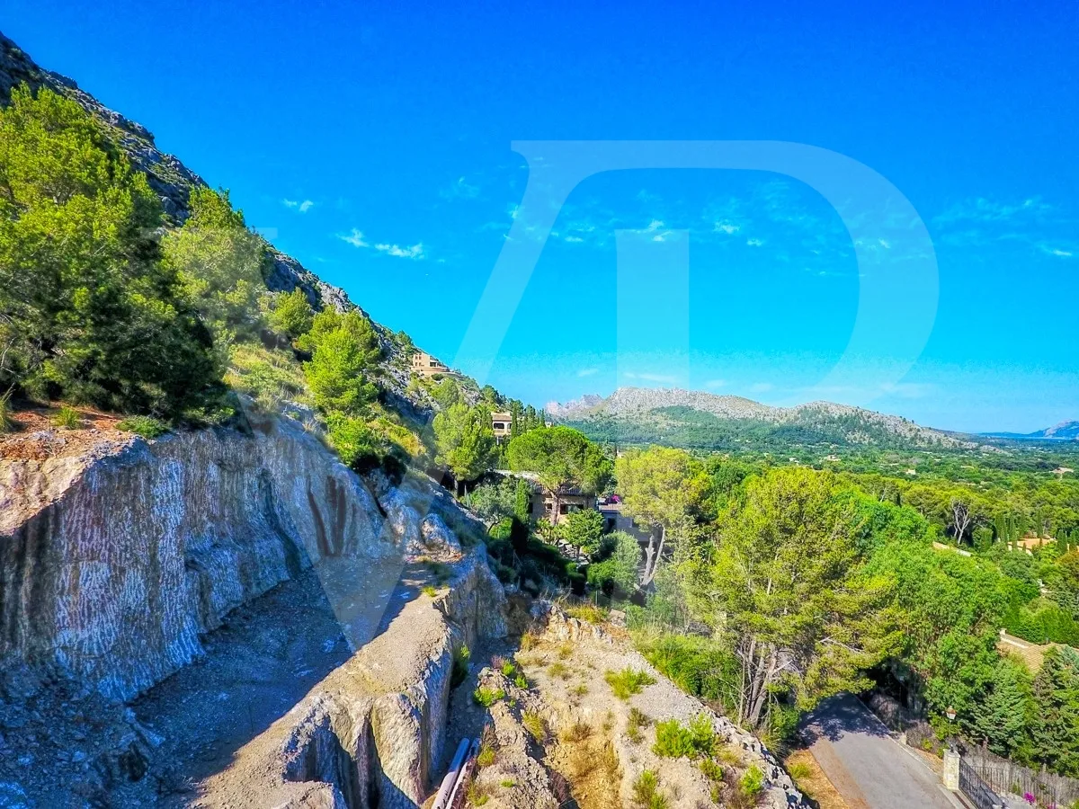 Location of the Construction project at Pollensa en La Font, Mallorca