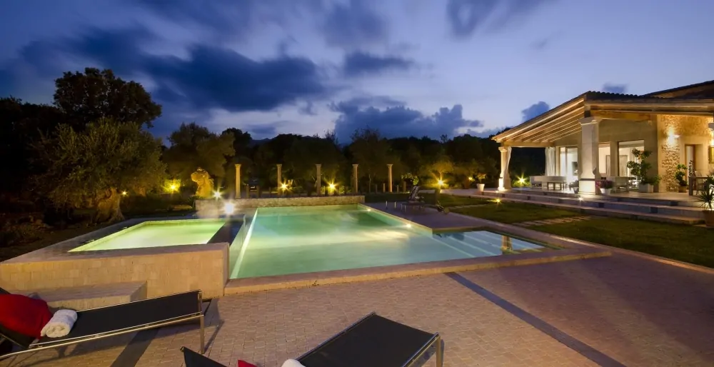 Pool der Finca in Pollensa Mallorca