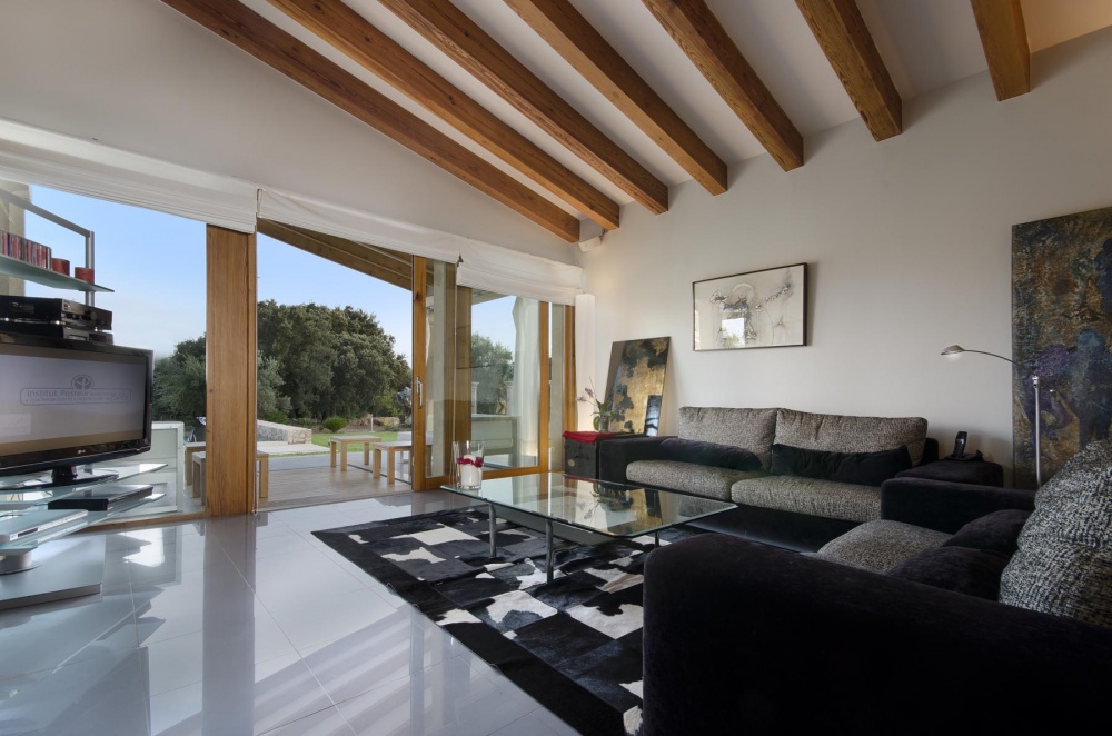 Living area of the finca in Pollensa Mallorca