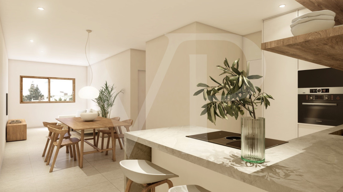 Luxuriöse erste Etage in einem brandneuen Apartmenthaus in Santa Margarita mit gemeinsamer Terrasse