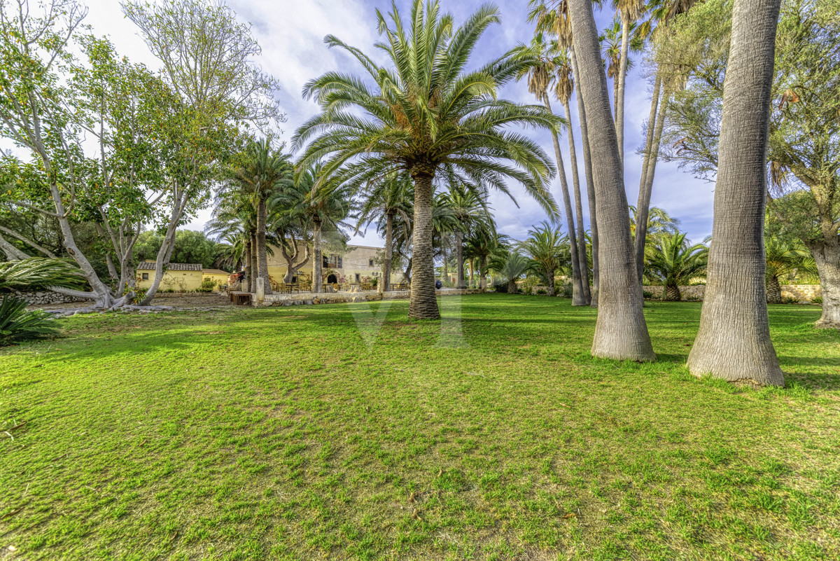 Zum Verkauf steht ein herrliches Landhotel aus dem 18. Jahrhundert in natürlicher Umgebung in Playa de Muro, Mallorca