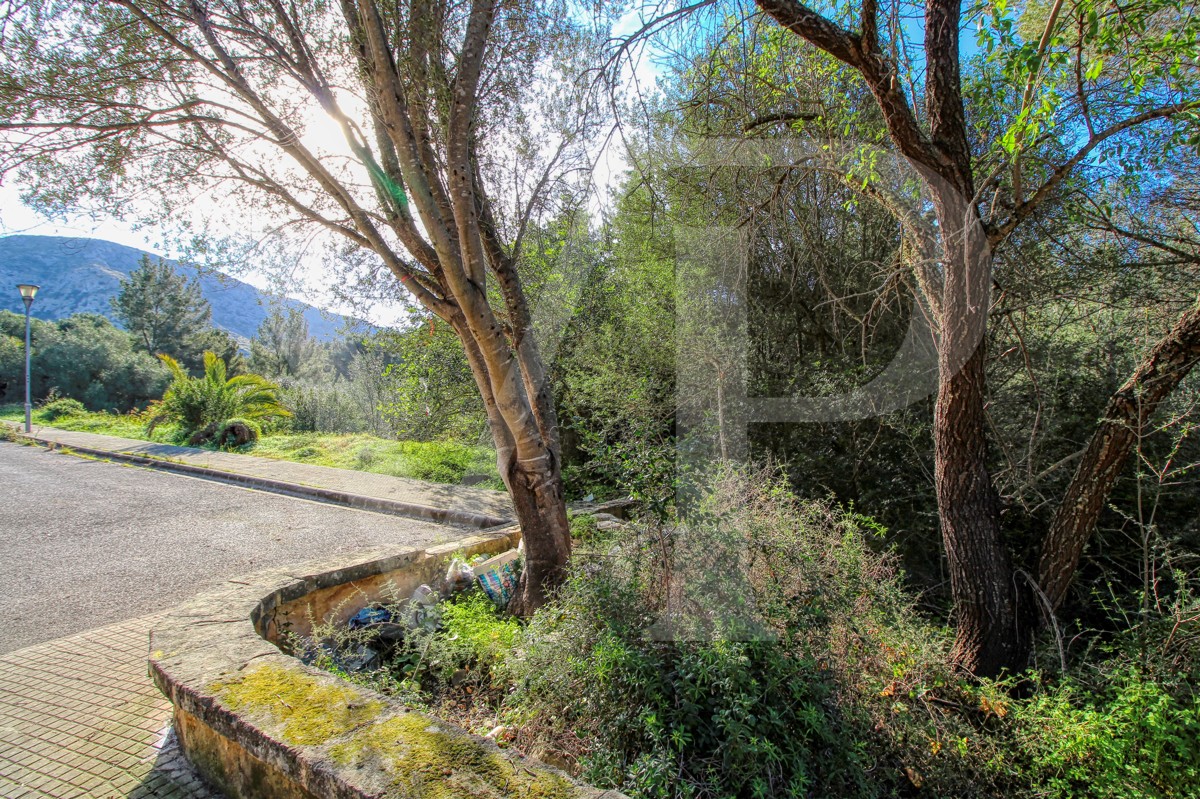 Inversión, venta de parcela urbana en esquina con muy buena orientación en Bonaire / Alcudia