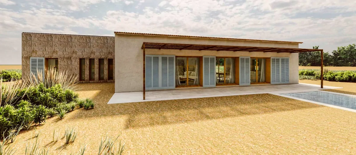 Zu-verkaufen-rustikales-Grundstück-mit-Projekt-für-ein-haus-mit-schwimmbad-guter-lage-von-Artá