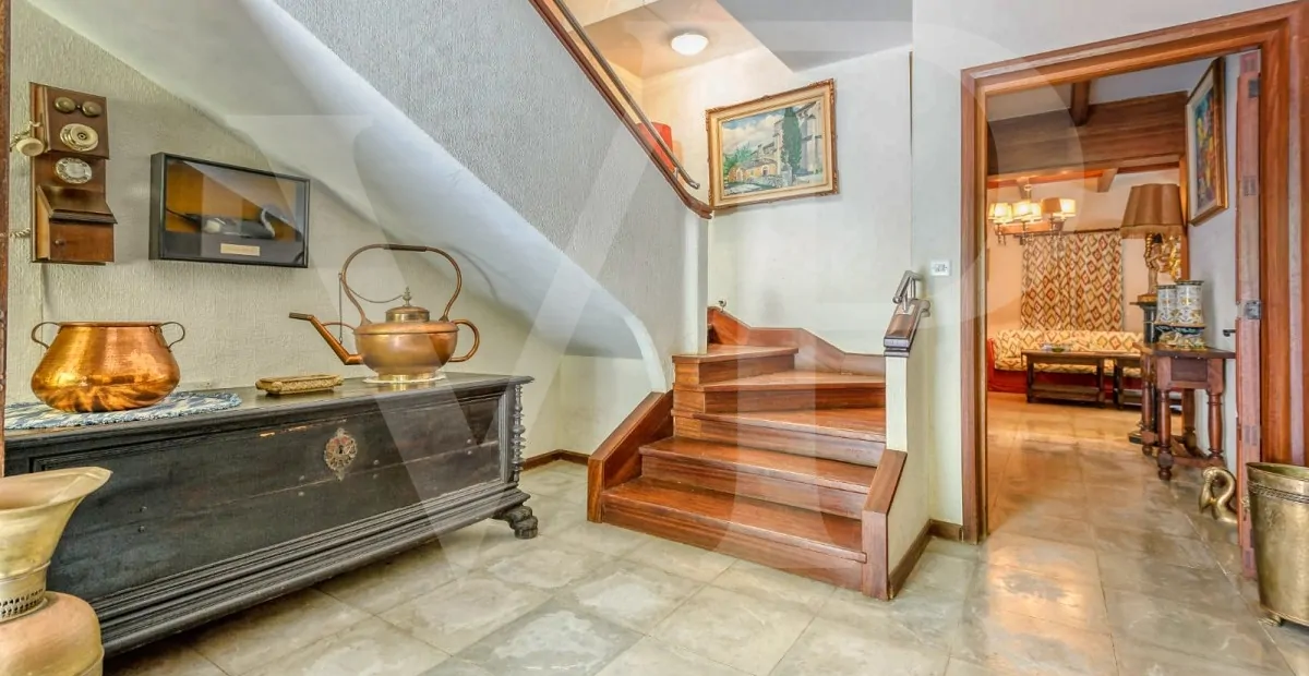 Treppe  der Finca in Pollensa, Mallorca