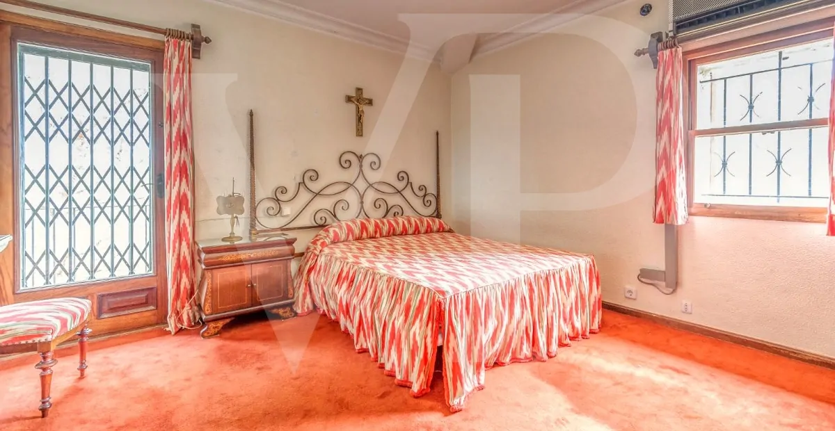 Schlafzimmer  der Finca in Pollensa, Mallorca