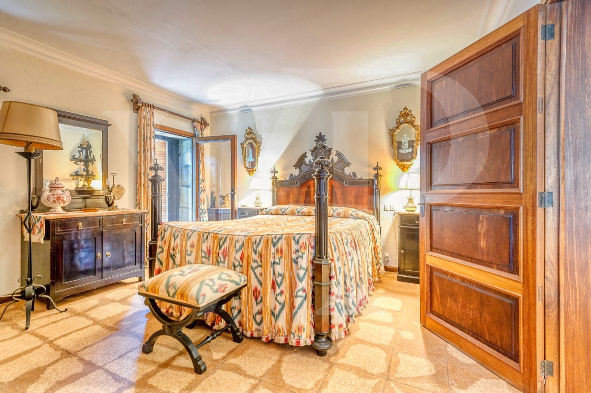Schlafzimmer  der Finca in Pollensa, Mallorca