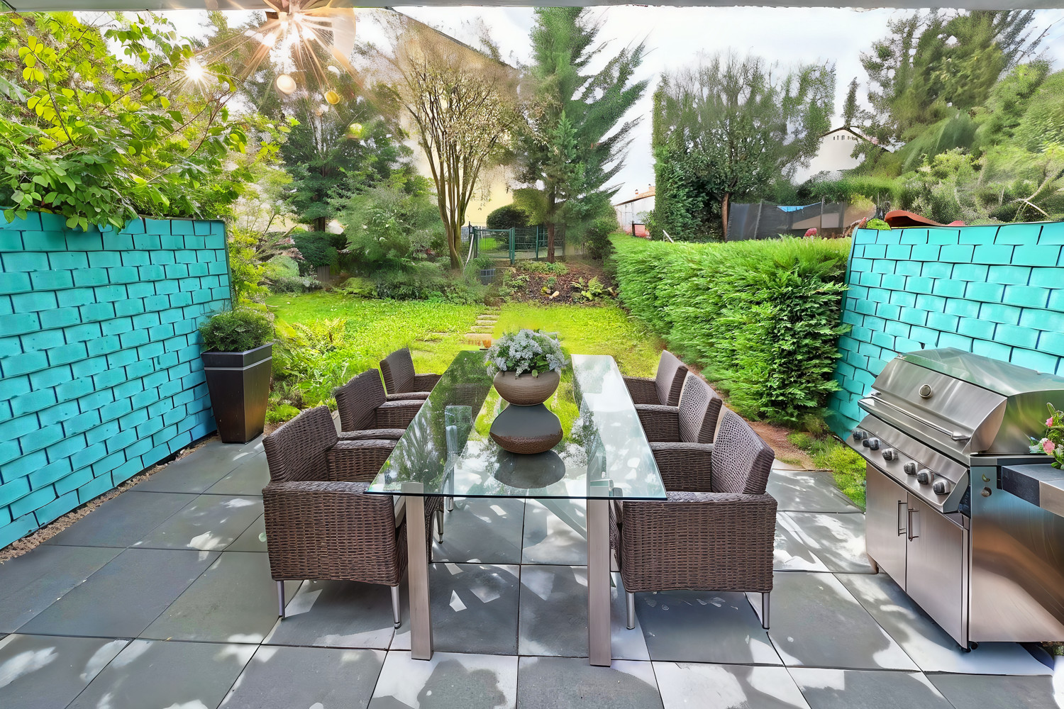 Terrasse - virtuelles Homestaging