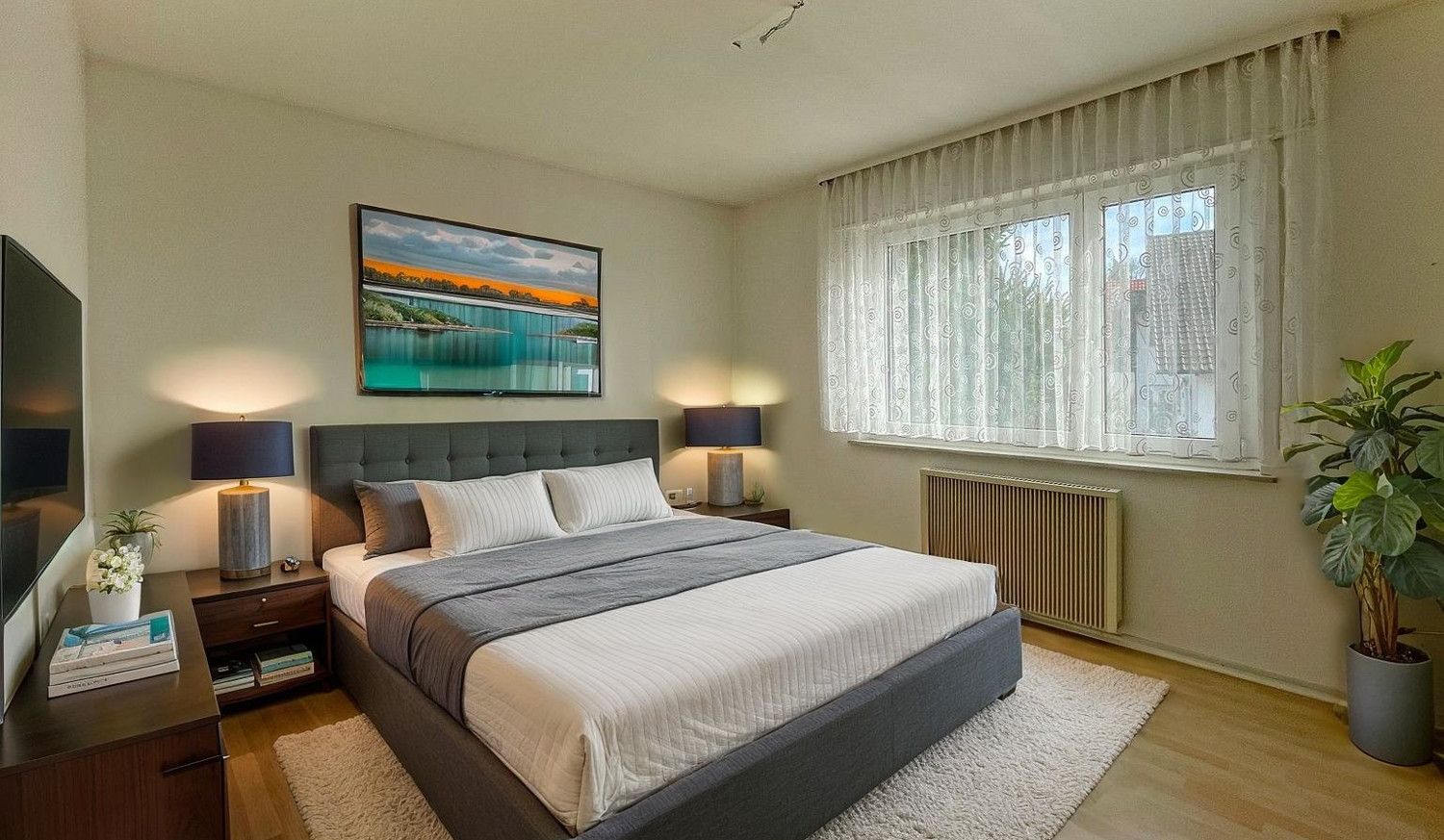 Schlafzimmer virtuelles Homestaging