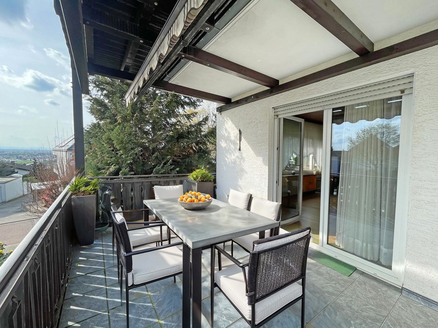 Terrasse virtuelles Homestaging