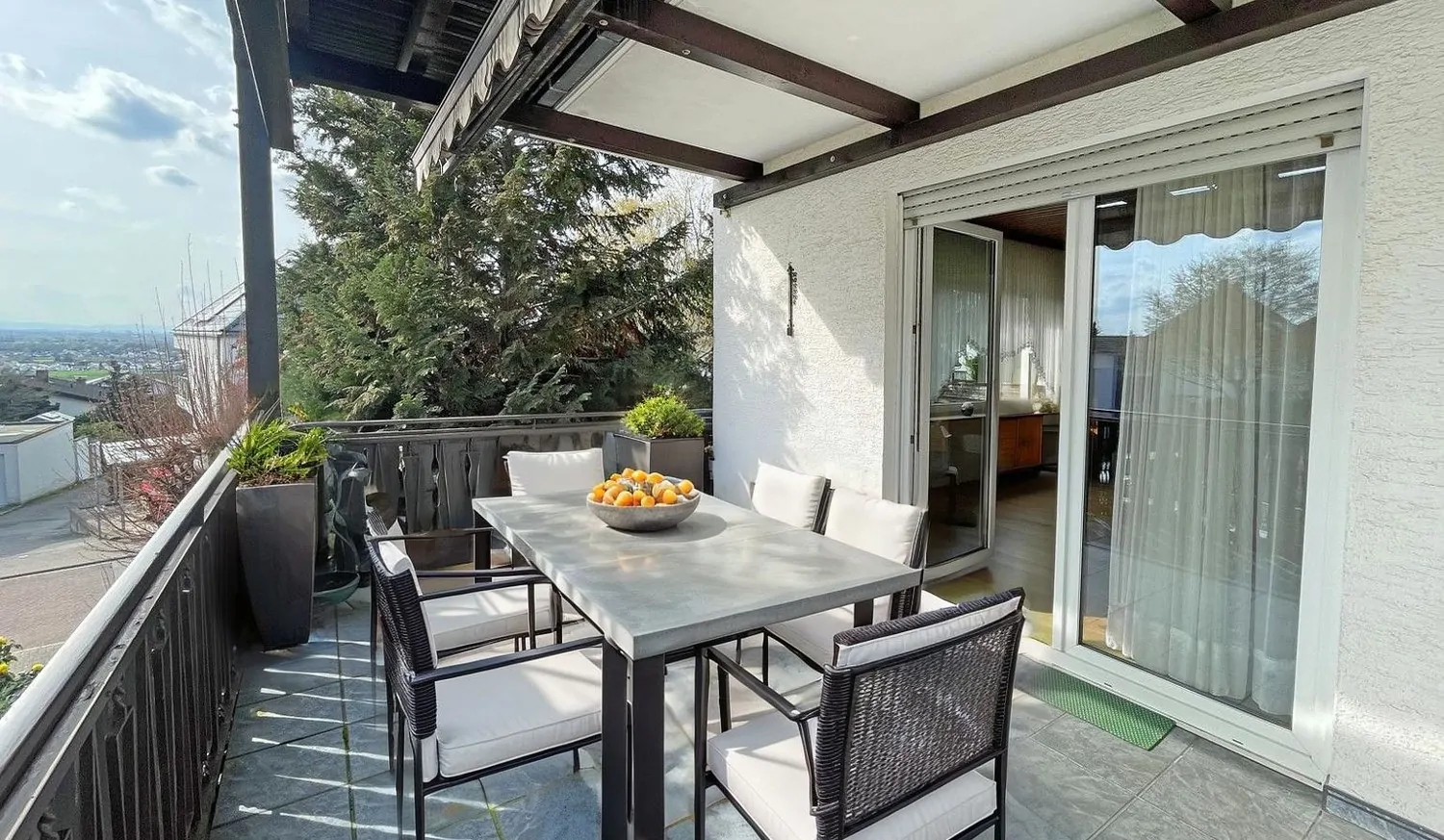 Terrasse virtuelles Homestaging