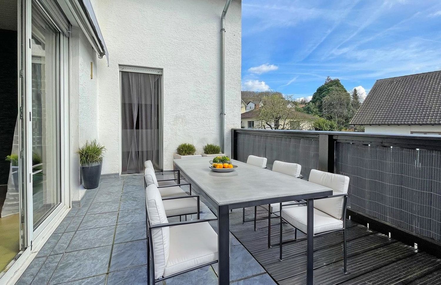 Terrasse virtuelles Homestaging