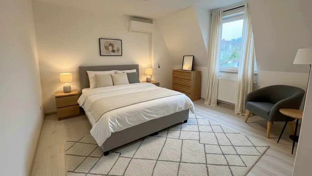 Virtuelles Homestaging Schlafzimmer
