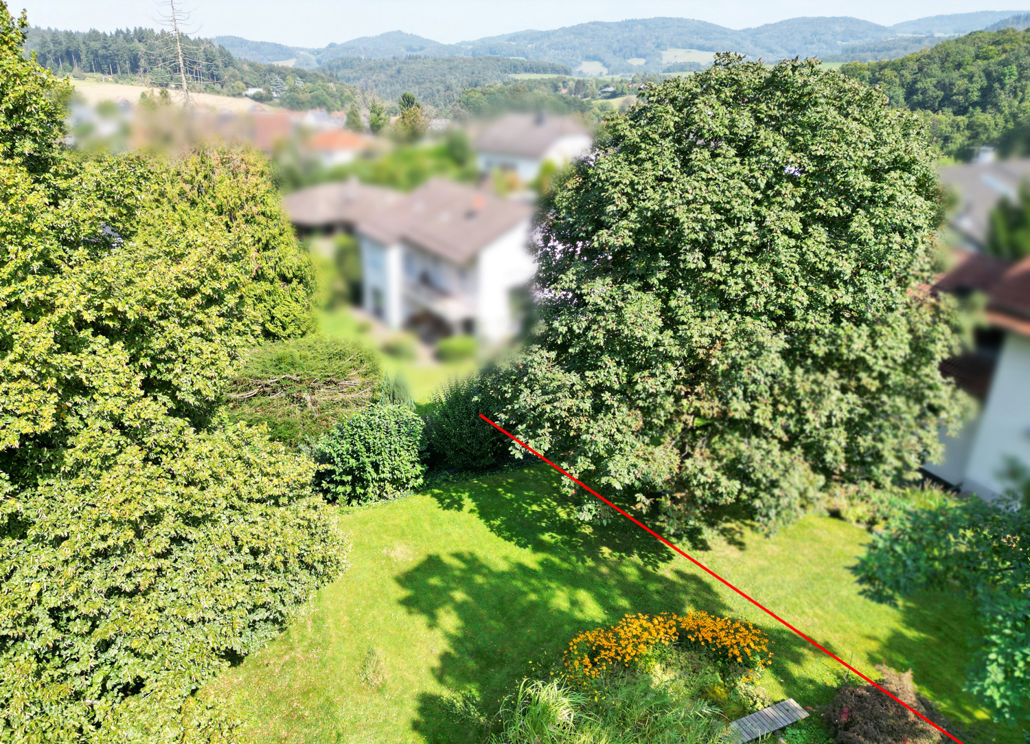 Drohnenaufnahme - Ausblick Richtung Norden