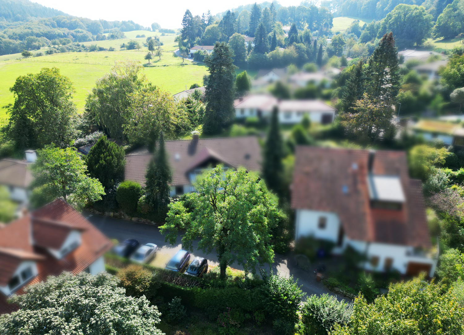 Drohnenaufnahme - Ausblick Richtung Süden