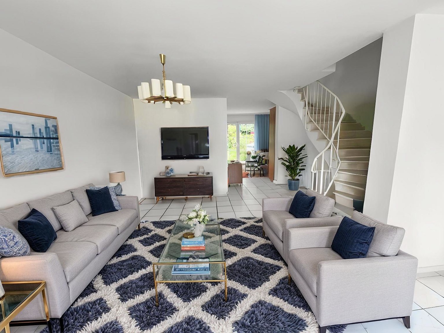 virtuelles Homestaging Wohnbereich